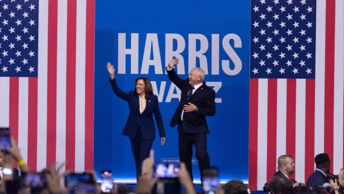 Empowered Voices: Kamala Harris and Tim Walz Unite for a Vision of Freedom at Their First Rally!