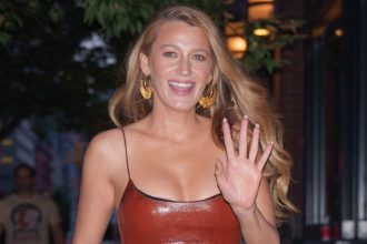 Blake Lively Steals the Spotlight in Leather Chaps After a Day Full of Stunning Outfits!