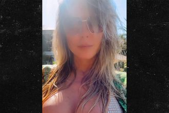 Heidi Klum Dazzles Under the Sun in a Sparkling Micro Bikini!