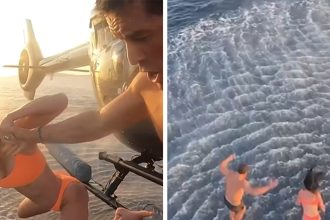 Adventurous Love: Katy Perry and Orlando Bloom Take the Ultimate Dive from a Helicopter into the Sardinian Sea!