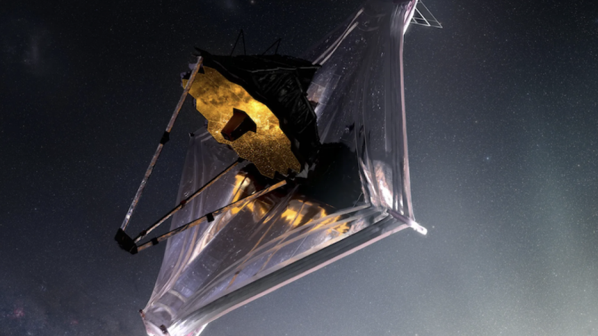 Webb Telescope Captures Stunning Image of Massive Black Hole Devouring Cosmic Material!