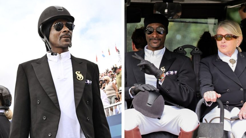 Snoop Dogg Steals the Show in Viral Equestrian Outfit at 2024 Paris Olympics—Matching Martha Stewart for Dressage!