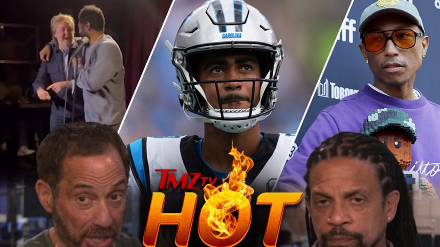 TMZ TV Hot Takes: Paul McCartney’s Surprising Return, Pharrell Williams’ Bold Moves, and Bryce Young’s Rising Star!