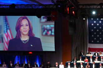 Critics Slam Harris for ‘Cringe-Worthy’ Pre-Recorded Video at Catholic Charity Dinner