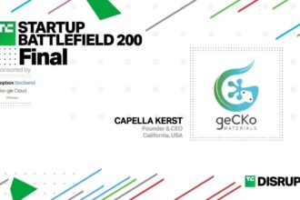 Meet the Game-Changer: geCKo Materials Among the Top 5 Finalists of the 2024 Startup Battlefield!