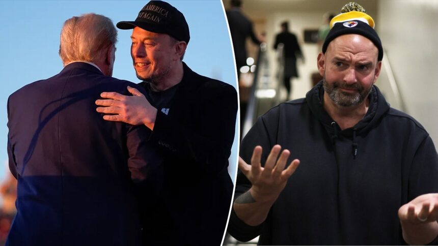 Fetterman Sounds Alarm for Democrats as Elon Backs Trump in Pennsylvania!