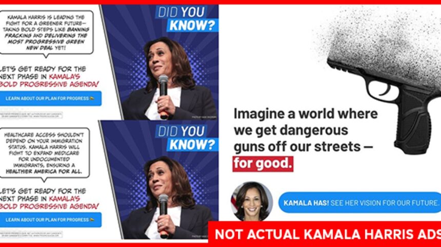 Elon Musk’s Political Group Sparks Controversy with Fake Kamala Harris Ads on Facebook!